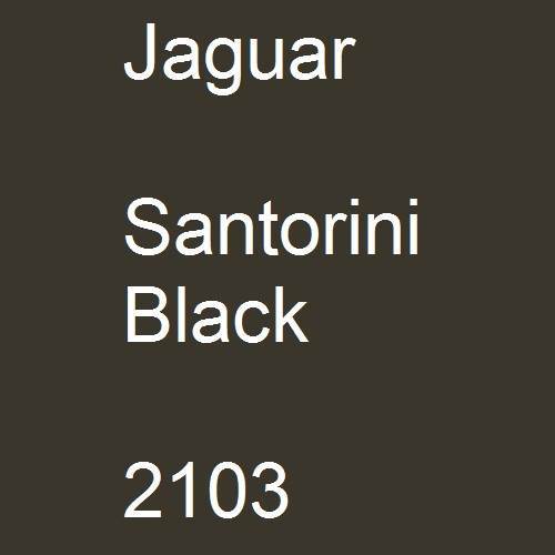 Jaguar, Santorini Black, 2103.